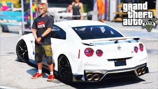 РЕАЛЬНАЯ ЖИЗНЬ В GTA 5 - КУПИЛ НИССАН ГТР ЗА 140.000$! ГОНЯЮ НА NISSAN GTR!  ⚡ГАРВИН