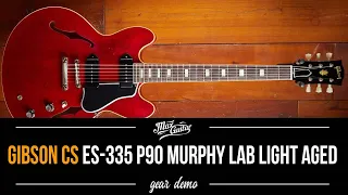 Gibson CS '64 ES-335 Viking Red P90 Dogears Murphy Lab Light Aged