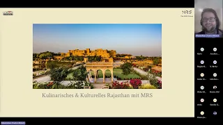 Webinar Kulinarisches & Kulturelles Rajasthan by MRS & Lobster