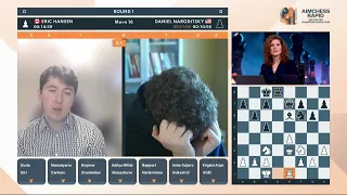 Eric Hansen vs Daniel Naroditsky | Round 1 | CCT Aimchess Rapid