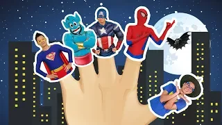 Superheroes Finger Family Collection | Nursery Rhymes for Babies Educational | BiBu TV