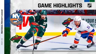 Islanders @ Wild 11/7/21 | NHL Highlights