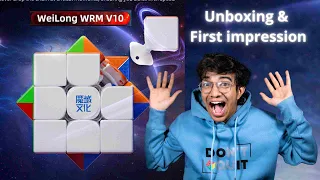 "Unboxing & First Impressions: MoYu WeiLong WR M MagLev V10- Is It Worth the Hype"