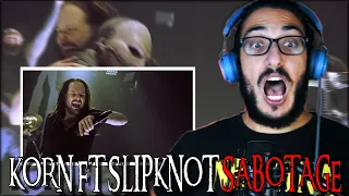 THEY MADE THE SONG SOUND BETTER! Korn - Sabotage ft Slipknot reaction