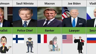 World Leaders Original Jobs From Different Countries || Comparison