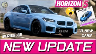 8 NEW Cars, NEW Body Kits + CORVETTE E-RAY Forza Horizon 5 Update 25 (NEW Festival Playlist)