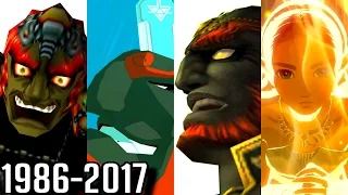 Evolution of Ganon Deaths in Zelda Games (1986-2017)