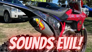 GASGAS MC250f FMF Sound test [slip on/full system]