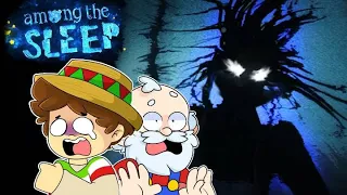 ¡HAY un MONSTRUO en LA CASA y TENEMOS MIEDO! 😭🧸 AMONG THE SLEEP con SILVIOGAMER y PANCRACIO 🌙