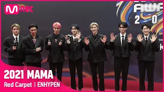[2021 MAMA] Red Carpet with ENHYPEN | Mnet 211211 방송
