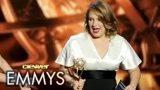 Merritt Wever Shortest Emmys Speech Ever - 2013 Primetime Emmys Best Supporting Actress