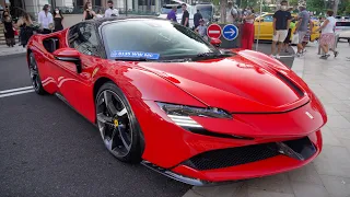 Best SUPERCARS Monaco - Ferrari Monza SP2, SF90, 812 SF, Bugatti Veyron, Porsche 918, Aventado SVJ