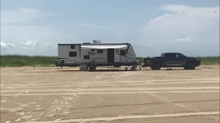 Southern RV Adventure :: Free Beach Camping Galveston, TX 05
