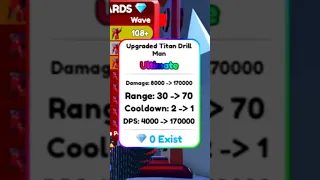 SCAM Drill Man in Toilet Tower Defense! #roblox