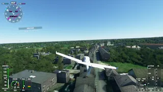 Flight Sim 2020 Flying over Dendermonde City