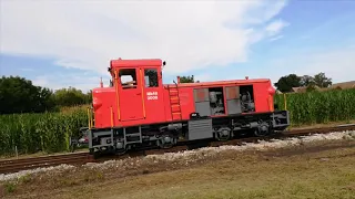 Trains in Hungary  in July 2019