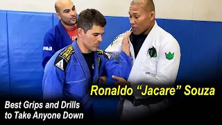 Ronaldo "Jacare" Souza Teaches The Best Grips and Drills To Take Everybody Down In Jiu Jitsu