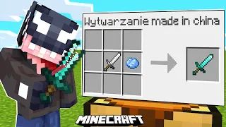 MINECRAFT, ale MAM PODROBIONE RZECZY MADE IN CHINA! *dziwaczne*