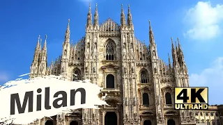 [4K] Milan Italy Walking Tour | Fashion District | Downtown District 2021 🇮🇹