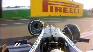 F1 2012 Australia Maldonado Crashes