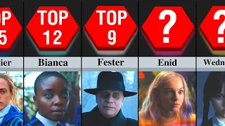 Wednesday Netflix | Characters Worst To Best | Ranked