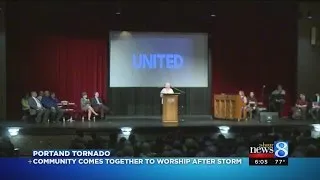 Portland churches hold joint worship service
