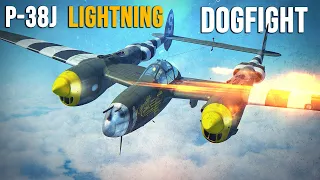Bf-109 G14 Vs P-38 Lightning Dogfight | World War II | IL-2 Great Battles.
