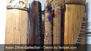 Asian Zither Collection - Koto, Guqin, Ichigenkin, Yakumogoto & Gayageum - by tkviper.com