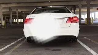 Mercedes-Benz E350 Muffler Delete vs Muffler Delete W/X-Pipe