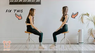 Fix Bad Posture with This Workout (Fix Rounded Shoulders Stretches + Exercises)