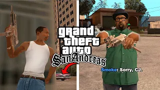 Never Follow SWEET in the FIRST MISSION of GTA SAN ANDREAS (Secret Mission)