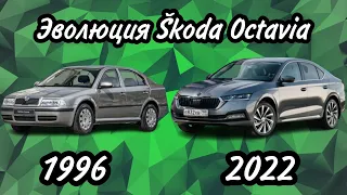 Эволюция Škoda Octavia (1996-2022)