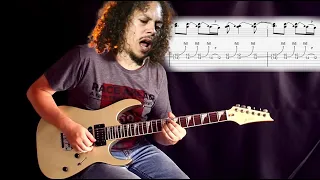 Как играть соло Enter Sandman - Metallica. Разбор с табами.