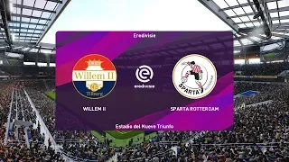 PES 2020 | Willem II vs Sparta Rotterdam - Netherlands Eredivisie | 30 November 2019 | Full Gameplay