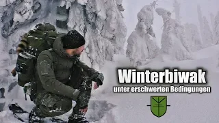 Schneebiwak unter erschwerten Bedingungen / Survival in Eis und Schnee