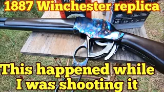 1887 Winchester replica PW87 lever action shotgun