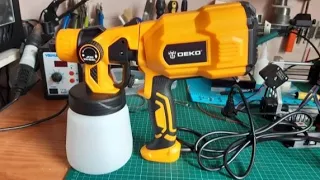 6 Краскопульт с Алиэкспресс Electric spray gun Aliexpress Электрические краскопульты 2022 Инструмент