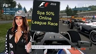 F1 2013 Spa 50% League Race Highlights - Formula One Fair Fighters Round 11