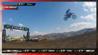 Vialle vs Geerts | MX2 Race 2 | MXGP of Turkiye 2022 #MXGP #Motocross