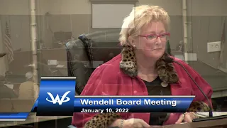 Wendell Board Meeting - January 10, 2022