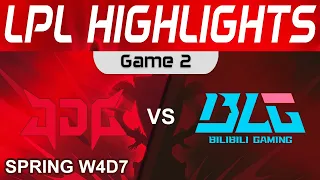 JDG vs BLG Highlights Game 2 LPL Spring Split 2024 JD Gaming vs Bilibili Gaming by Onivia