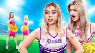 Poor Cheerleader Vs Rich Cheerleader | How to Get Into a Team in Real Life