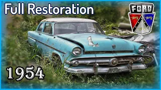 Restoration Abandoned 1954 Ford Customline