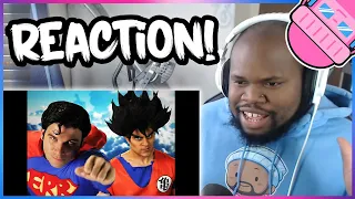 Goku vs Superman. Epic Rap Battles of History Reaction