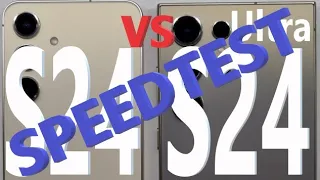 Samsung Galaxy S24 Ultra vs Samsung Galaxy S24 - SPEED TEST + multitasking - Which is faster!?