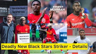 All You Need To Know About Black Stars New Striker, Ernest Nuamah, Why Callum Hudson Odoi Miss Out