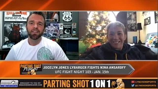 UFC Phoenix Jocelyn Jones-Lybarger "I see myself controlling the pace against Nina Ansaroff"