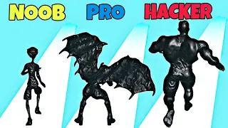 NOOB vs PRO vs HACKER in Dark Matter (Black Hero 3D Update)