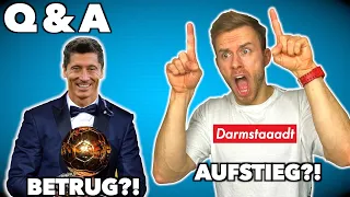 Wurde Lewandowski beim Ballon d'Or betrogen? 😳 Warum läufts bei Darmstaaadt?! 🔥 Q&A #004 (Teil 1)