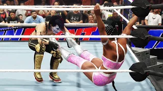 WWE 2K24 - Bianca Belair vs Asuka - Gameplay (PS5 UHD) [4K60FPS]